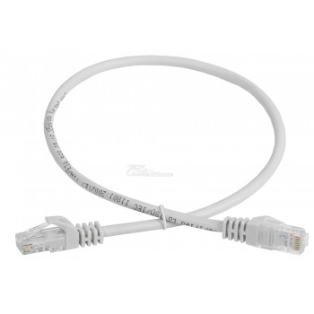 Патч-корд UTP 5e 0.5м серый IEK GENERICA