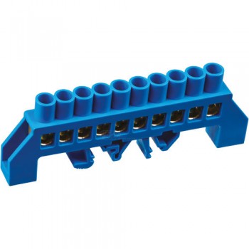 Нулевая шина 8х12-10 в DIN изоляторе "Стойка" Navigator