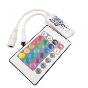 Контроллер ленты LED RGB 12-24v 144/288w (Wi-Fi MagicHome) 24 кнопки