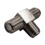 Переходник x3 гнезда F (Т- конектор F) PROCONNECT