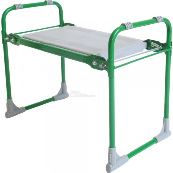 Скамейка-перевертыш садовая складная 56х30х42,5см зеленая Nika
