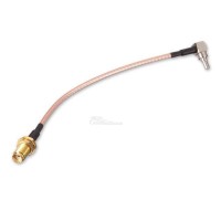 Пигтейл CRC9 - SMA гн 50Ом 15см угловой