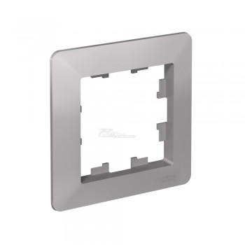 Рамка Atlasdesign Air 1м алюминий/дымчатый черный