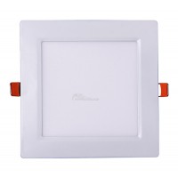 Светильник PPL-S 9W 6500K IP40 145мм встр/квадр белый Jazzway