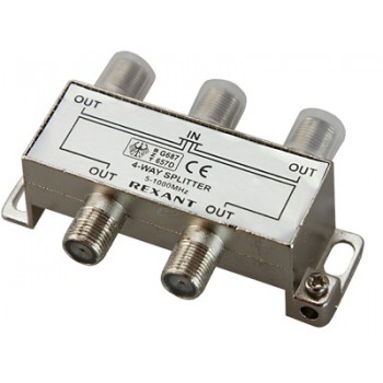 Разветвитель TV x 4 REXANT 5-1000 МГц