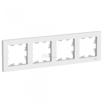 Рамка Atlasdesign 4м белая универсальная