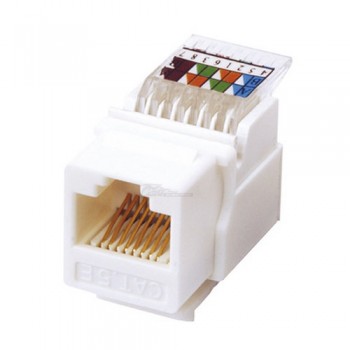 Гнездо-вставка RJ-45 8Р-8С (Keystone Jack) Cat5e тип2