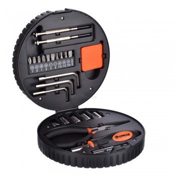 Набор инструментов 24 предмета "Колесо" в кейсе ЕРМАК