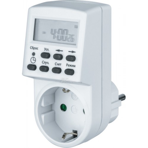Розетка с электронным таймером Navigator E-S01 Розетка с электронным таймером Navigator E-S01