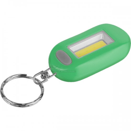 Фонарь Navigator брелок 1COB 1W 3режима зеленый 2*CR2032