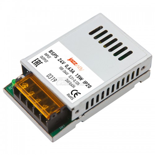 Блок питания 220В / 24v 0.62А 15w IP20 3г гар. Jazzway