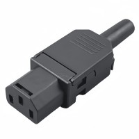 Штекер сетевой C13 на кабель с зажимными контактами 10А 250В QuickPin