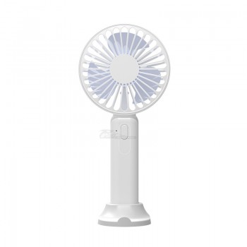 Вентилятор портативный (microUSB, 3 режима, 4,5 Вт) белый