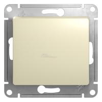Переключатель Glossa 1кл. проходной крем сх.6 GSL261