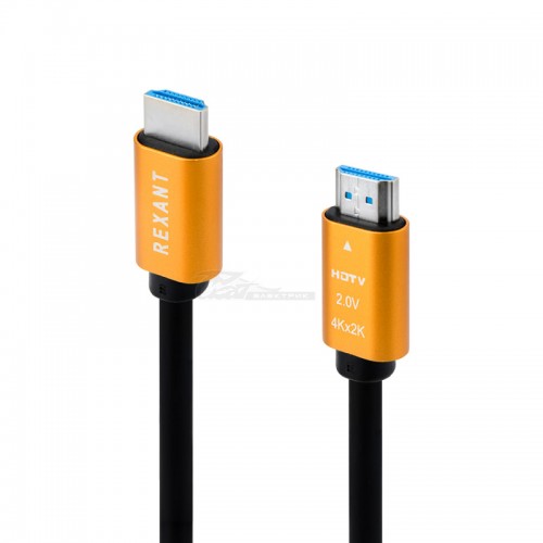 Шнур HDMI x HDMI 1,5м v2.0 18Gb/s 4K UHD GOLD REXANT