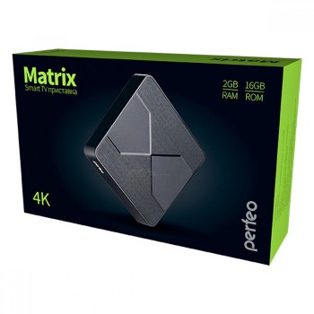 Приставка SMART TV BOX MATRIX 2/16Gb Bluetooth 4.1 Perfeo Android 9.0