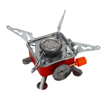 Плитка газовая портативная с цанговым захватом 12х12х10см ЧИНГИСХАН