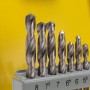 Набор сверл по металлу HSS (2-8мм) 13шт в кейсе Kranz