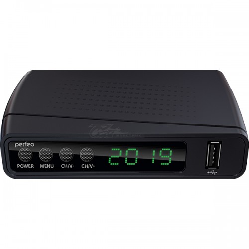 Цифровая приставка Perfeo STREAM DVB-T2/DVB-C DolbyDigital, 2 USB, IPTV, HDMI