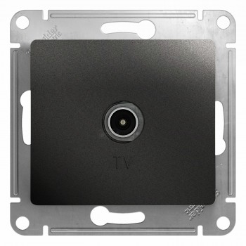 Розетка Glossa TV 1DB антрацит GSL 000791