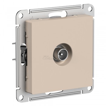Розетка Atlasdesign TV (коннектор) песочный