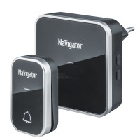 Звонок беспроводной D-AC05 в розетку 220В черный Navigator