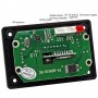 Аудиоресивер 12V USB/TF/FM/AUX/BT встраиваемый с ПДУ черный