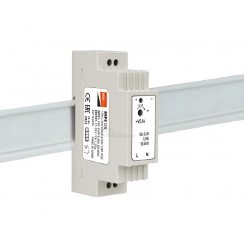 Блок питания 220В / 12v/24v 1.25А/0.625A 15W на DIN рейку IP20 3г гар. Jazzway