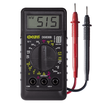 Мультиметр цифровой ФАZA DG830В