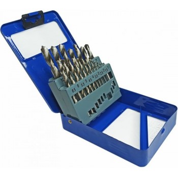 Набор сверл по металлу HSS (1-10мм) 19шт Vertextool