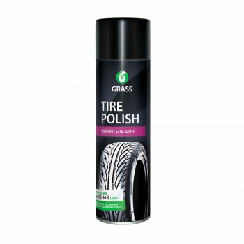 Чернитель резины аэрозольный 650мл Tire Polish Grass