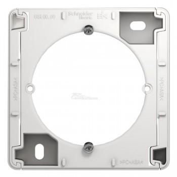 Коробка д/наружного монтажа Glossa 1м белая GSL 000100