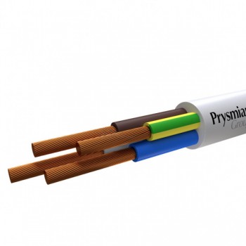 Кабель ПВС 4x0,75 Prysmian БЕЛЫЙ ГОСТ+