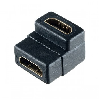 Переходник гн HDMI-гн HDMI угловой Perfeo A7009