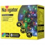 Гирлянда светодиодная Navigator нить 4м 50LED 8 режимов IP20 RGB