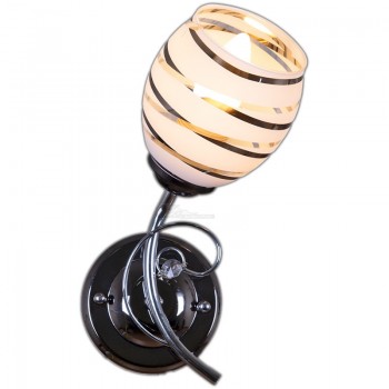 Бра 1 рожок белый/хром 00985-0.2-01 60Вт Е27 Reluce