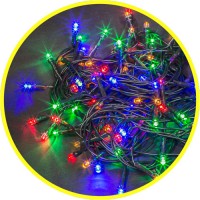 Гирлянда светодиодная Navigator нить 9,5м 100LED 8 режимов IP44 RGB