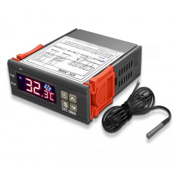 Термостат STC-3000 110-220V 2х10A (-50...+99 °C)