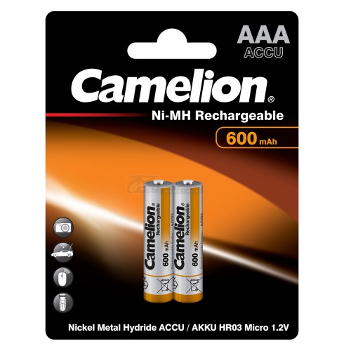 Аккумулятор AAA R3 Ni-Mh 600 мА*h Camelion
