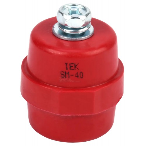 Изолятор силовой SM-40 475А 12кВ М8 с болтом IEK
