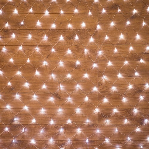 Гирлянда светодиодная Neon-night сеть 1,8*1,5м 180LED 8 режимов IP20 белый свет