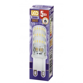 Лампа светодиодная Jazzway PLED-G9 5W 4000K 220V