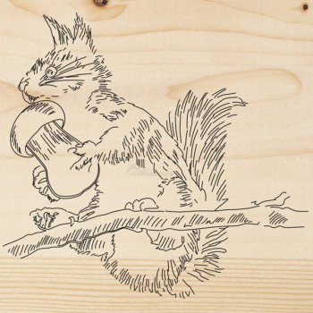 Доска для выжигания "Белка"