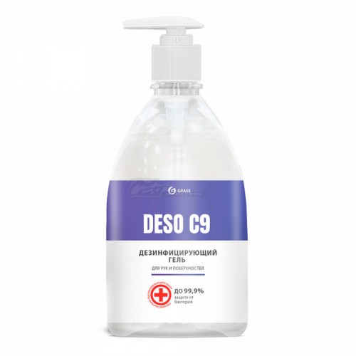 Средство дезинфицирующее на основе изопропилового спирта DESO C9 ГЕЛЬ 500мл Grass