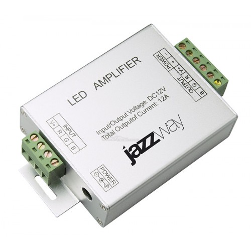 Усилитель мощности светодиодной ленты RGB 12v 3 х 4A= 144W Jazzway
