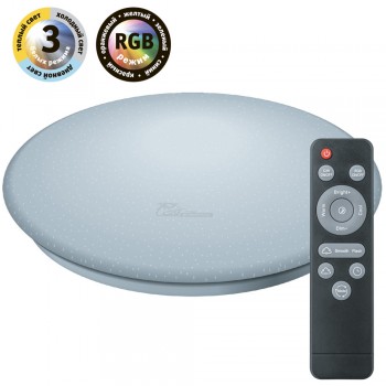 Светильник настенно-потолочный NLF-C-001-03 48W RGBWw DIM + ПДУ, Wi-Fi, IP20 Tuya SmartHome Navigator