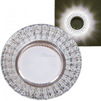 Светильник точечный 16746-9.0-001CN MR16 с LED подсветкой 3W CL