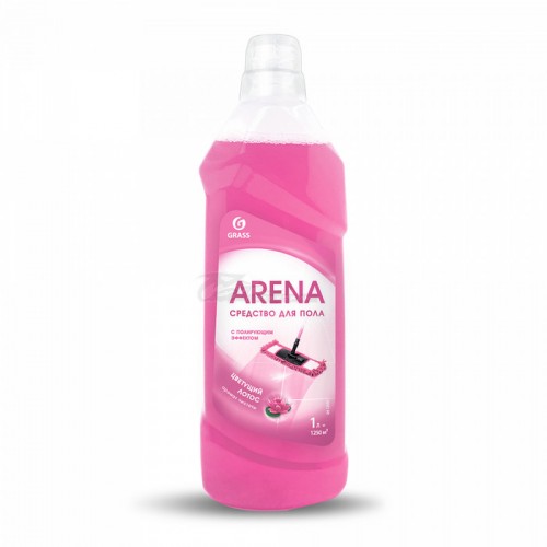 Средство для пола Arena с полирующим эффектом Лотос 1л Grass