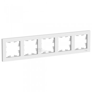 Рамка Atlasdesign 5м белая универсальная