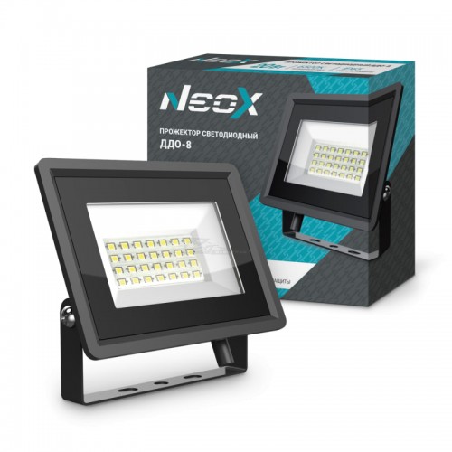 Прожектор светодиодный ДДО-8 20W 6500k 2000лм 100лм/Вт IP65 NEOX